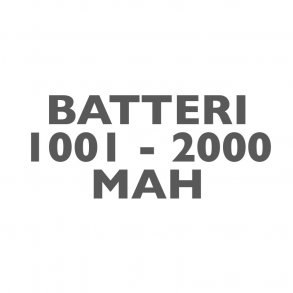 Batterier 1001-2000mAh